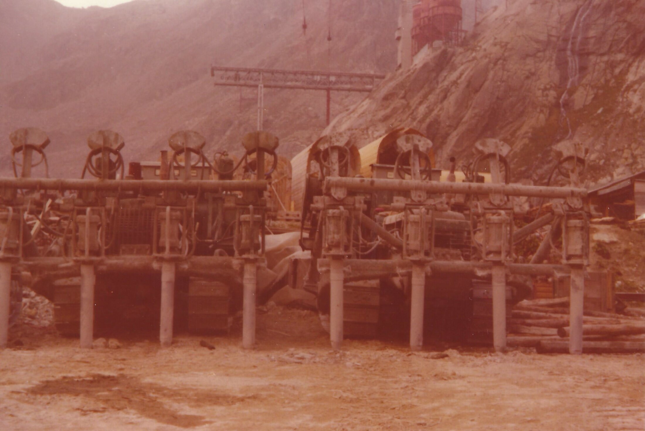 1976 - Foto Giordano Franco-cantiere Chiotas-trattore Fiat Con Vibratori