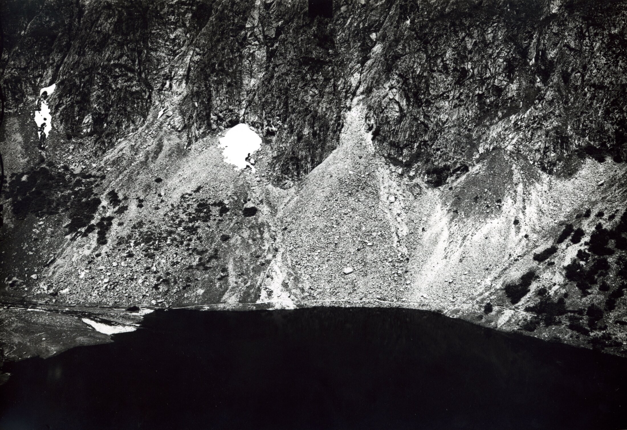 Foto ENEL - 1965-1970 - 02 Lago Rovine A Monte E Sponda Sinistra