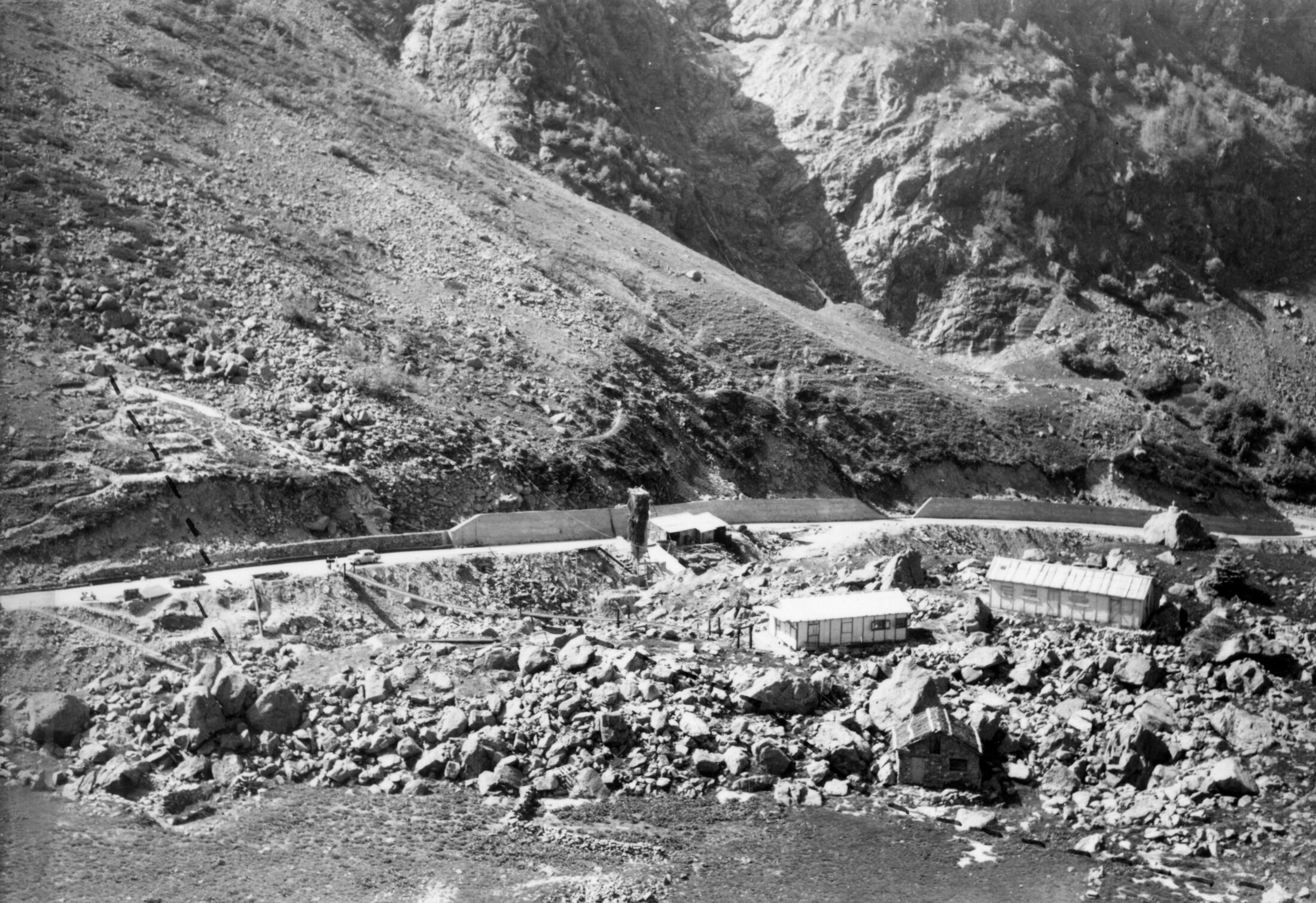 Foto ENEL - 1967.05.22 124 Cantiere Lago Rovine Per Canale Di Scarico